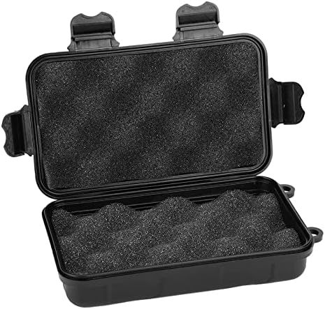 Waterproofs Shockproof Box, EDC Outdoor Survival Dry Storage Box Equipment Sealed Box Pressure for Camping (S)