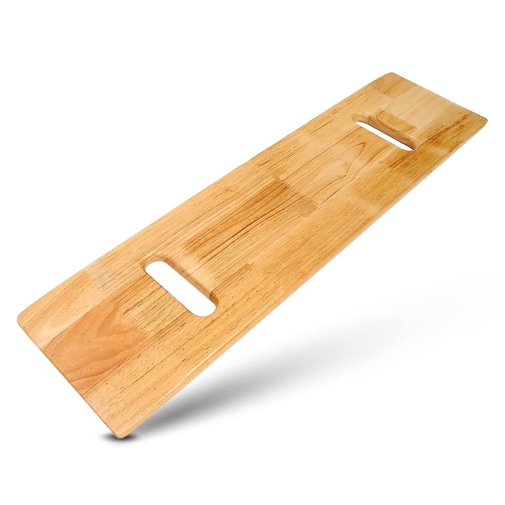 KosmoCare Transfer Board for Patient - Patient Slide Assist Device for Transferring Patient from Wheelchair to Bed - Wooden Sliding Transport Platform (30" x 8")-image-39