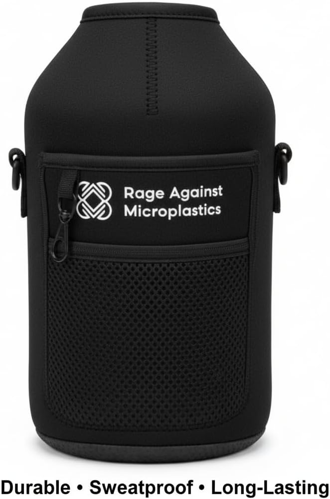 Half Gallon Water Bottle – 64oz / 2.2L Leakproof Gym Jug with Handle, BPA-Free, Sleeve & Straw Bundle - Image 7