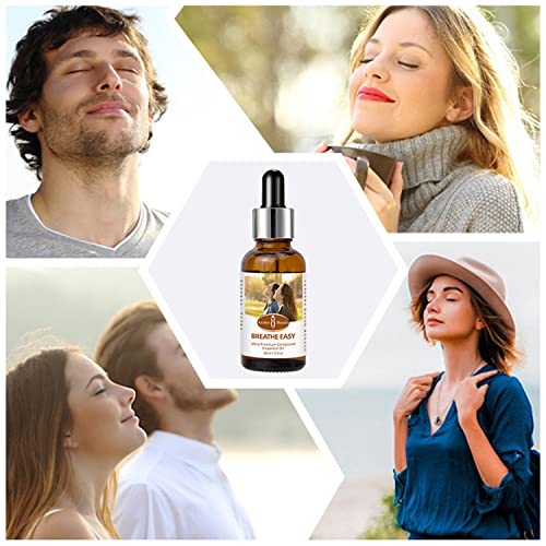 AICHUN BEAUTY Óleo essencial Breath Easy para Inhale Serum Assistência Respiratória devido à Tosse R