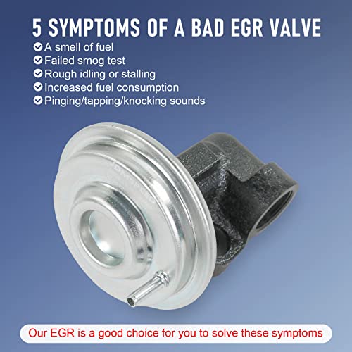 Egr Exhaust Gas Recirculation Valve Compatible With Ford Mustang Expedition Explorer F150 F250 Contour Ranger Thunderbird Windstar Aerostar Mazda B3000 Mercury Mountaineer Cougar Replaces# Egv464 #TOP3