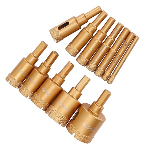 Set de brocas con vástago M10, 6 mm a 35 mm, 12 piezas miniatura 6