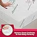 Red Nomad Memory Foam Mattress Pad 2 Inch with Zippered Removable and Washable Bamboo Cover - Queen Size Mattress Topper Breathable, Comfortable and Cooling Bed Pad