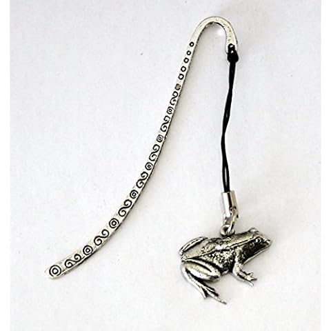 Frog Bookmark in Fine English Pewter, Handmade, Gift Boxed, (th) Cover
