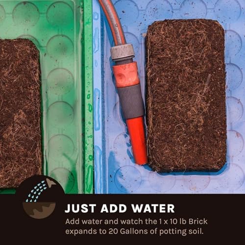 Image of Amazon Brand - Nalla Cocopeat Block 5 Kgs for All Seeds & Plants, Vegetable Garden, Indoor & Outdoor, Home and Terrace Gardening Expands Upto 75 litres Export Quality