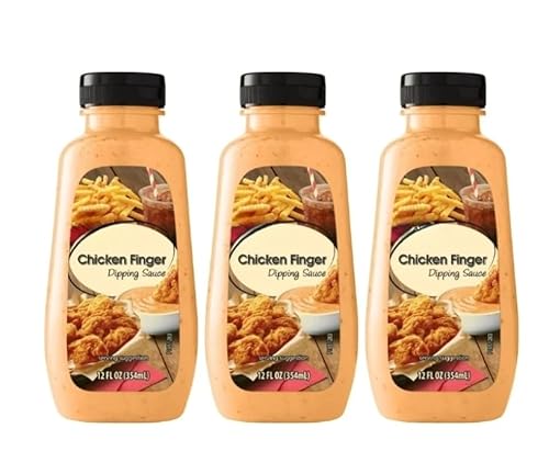 Chicken Finger Dipping Sauce, Dupe for Famous Canes Sauce, 12 fl oz Bottles 3-Pack