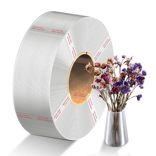 ANYCUBIC PETG Filament 1.75mm Refill, Langlebig und Schlagfest 3D Drucker Filament, Wasser- und wetterbeständig, 1KG Transparente Refill Transparente 1KG