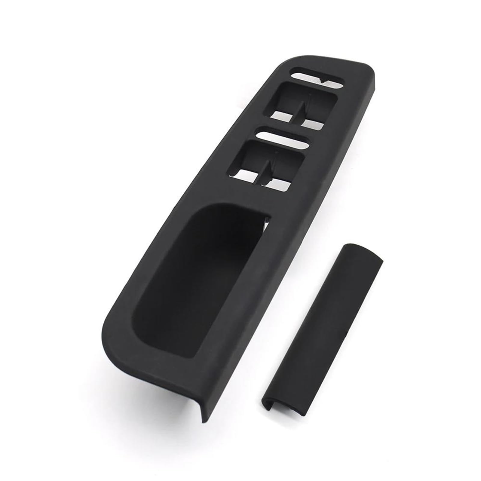 YUEYZHK LHD Carbon Fiber Door Handle Set Replacement for VW for Bora for Golf 4 for MK4 for Jetta 1999-2004(Black 2pcs2)