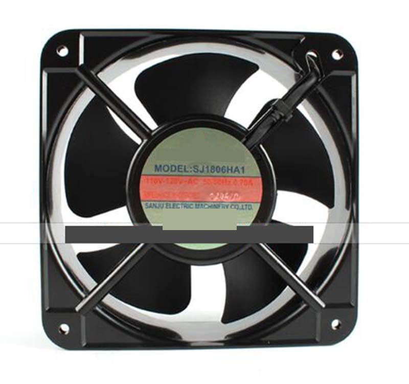 Ventilateur de refroidissement axial AC 180mm SJ1806HA1 120V 2 fils pour boîtier
