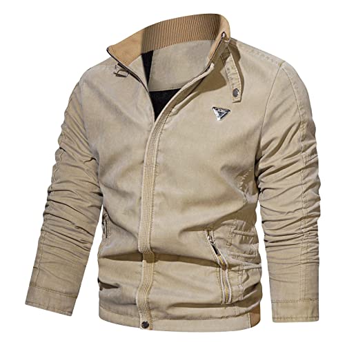 Veste d'extérieur en peluche pour homme idéale pour les balades d'automne