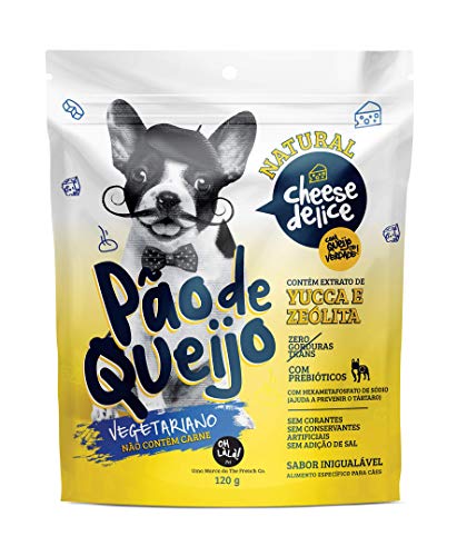 Pão de Queijo Vegetariano The French Co. Raça Adulto, Sabor Queijo