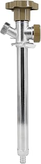 HimaweekDirect 8-Inch Frost-Free Anti-Siphon Sillcock: 1/2-Inch PEX Push-to-Connect, 3/4-Inch Hose Bibb, No-Lead Brass Outdoor Faucet