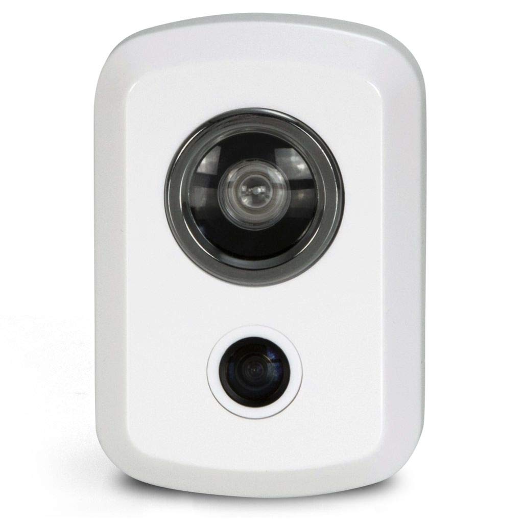 Alecto DC-700 Digitaler Türspion - elektronischer Türspion mit Kamera und Monitor - einfache Installation - Batteriebetrieben - 120° Blickwinkel - Türstärke 30-65mm - weiß