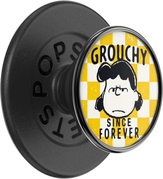 PopSockets Agarre de teléfono para MagSafe, Soporte magnético, Grouchy Lucy