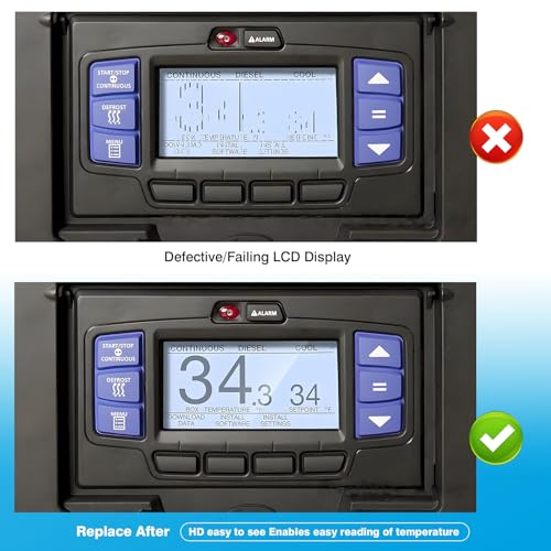Image of 76-50248-00-AM LCD Display Replacement for Carrier Transicold X4 7500 7300 6500 Refrigeration Unit | 765024800AM Screen Display Panel