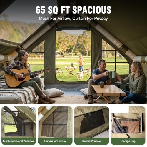 Carpa Inflable para Camping con Claraboya, Carpas Inflables miniatura 3
