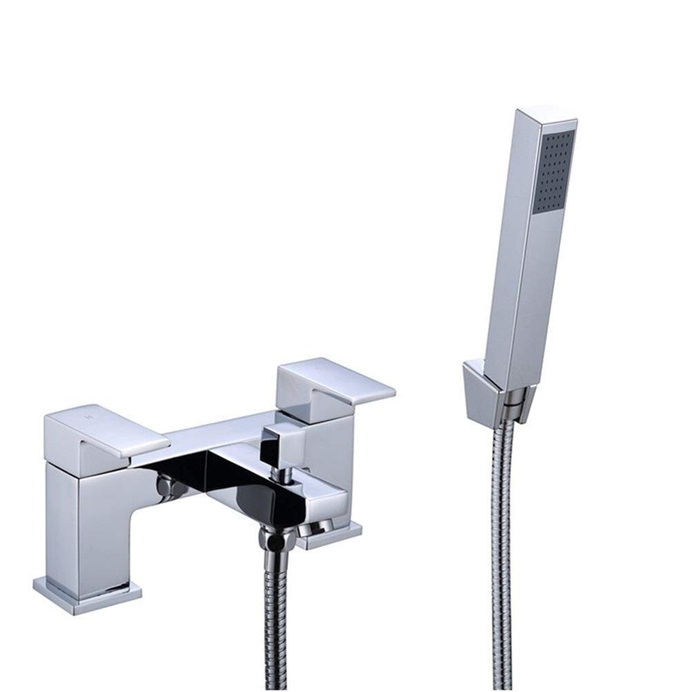 Ensemble de douche en acier inoxydable avec douchette à main carrée anti-calcaire