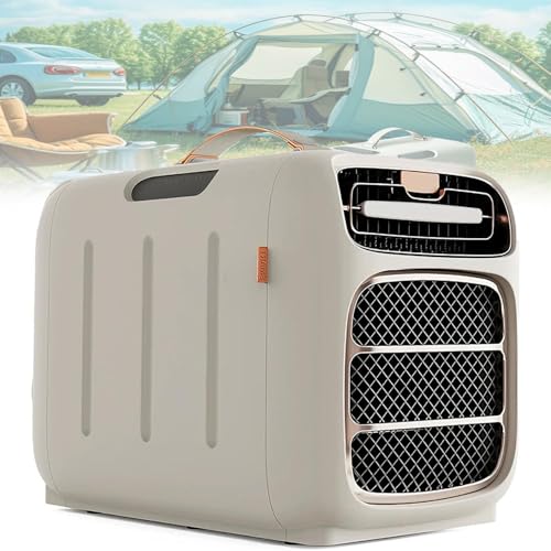 Aire Acondicionado Portátil para Tiendas de Campaña — Refrigeración, Calefacción y Deshumidificación — Unidad de AC para Camping — Módulo de Calefacción Independiente de 800 W — Para RV, Caravanas