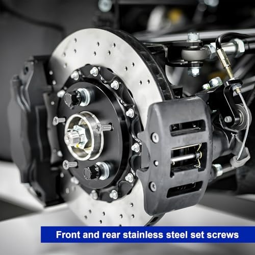 CCHRN 4 PCS Stainless Steel Brake Disc Rotor Screws, 93600-06014-0H Front Rear Brake Disc Retaining Screws Replacement, Rotor Retaining Hardware Bolts Fits Accord Civic Odyssey CR-Z MDX - 5