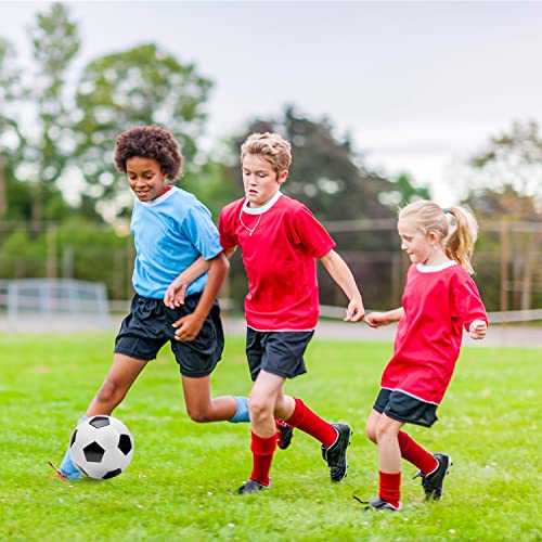 Jiaonun 6 Pack Classic Soccer Balls Size 5 Inflatable With Pump For Kids,Youth And Adults, Black And White Soccer Ball Bulk (Size5,6Pack) #TOP4