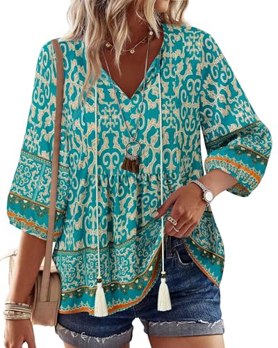 Vivilli Blouses for Women Dressy Casual, Womens Spring Tops Boho