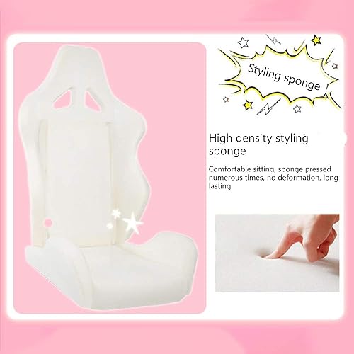 Miniatura 5 de Silla de computadora ergonómica para deportes electrónicos con reposapiés, silla reclinable para videojuegos, altura ajustable, de cuero, silla de