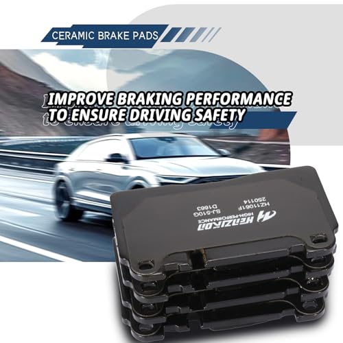 Image of D1663 Front Ceramic Brake Pads Kit Fit For Audi Q5 2013-2017