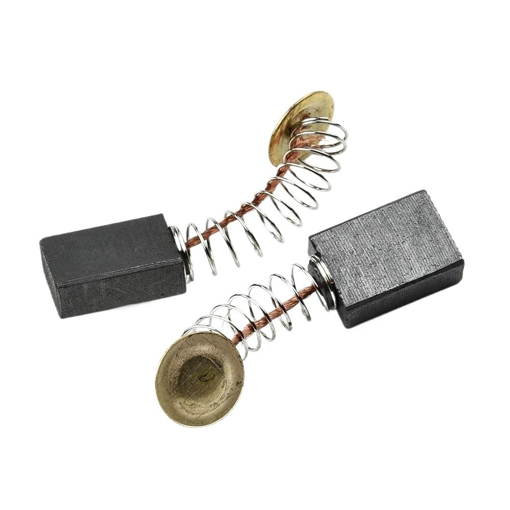 Juego de 10 cepillos de carbono de 6 x 12 x 17 mm para herramientas eléctricas, taladro de motor, motosierra, herramientas de carpintería