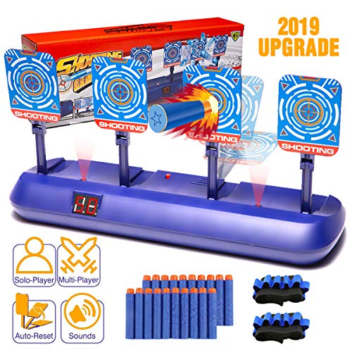 Nerf Gun Targets,Electronic Scoring Auto Reset Shooting Digital Target for Nerf Guns Toys
