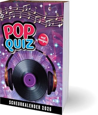Popquiz met weetjes scheurkalender - 2026 : Amazon.sg: Books
