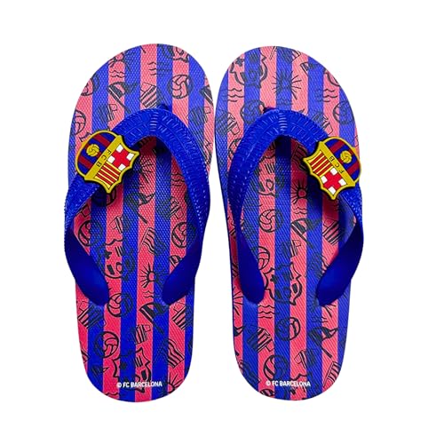 Tongs garçons FC Barcelona sandales été enfants nu-pieds taille 28 à 35