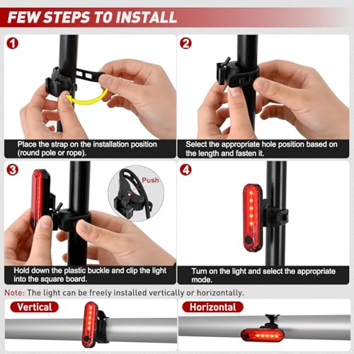 Image of Nilight Marine Boat Navigation Light 2PCS Red Port Bow Lights Four Modes Waterproof Rechargeable Warning Safety Clearance Lamp for Skeeter Yacht Pontoon Trailer Truck Bike Backpack Helmet