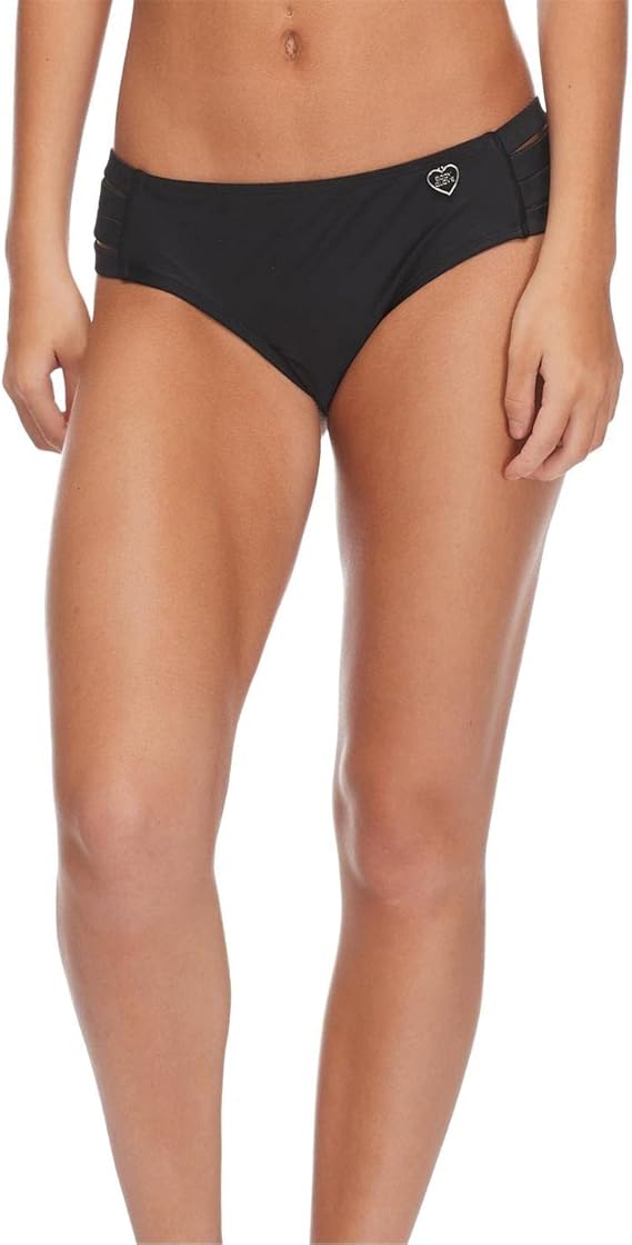 Body Glove Women's Smoothies Nuevo Contempo Solid Full Coverage Bikini Bottom Swimsuit