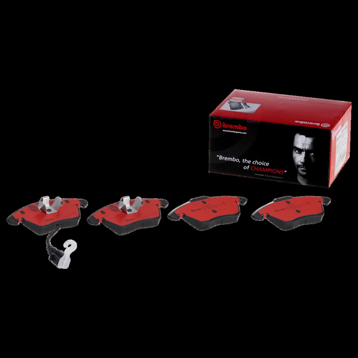 Brembo P85075N Premium Ceramic Front Disc Brake Pad Set AUDI/SEAT/SKODA/SPYKER/VW/VW (FAW) OE# 1K0698151C