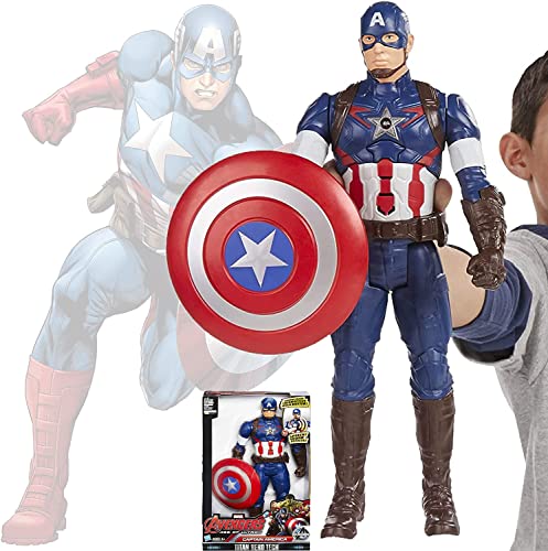 Theavengers Titan Hero Tech Captain America 12 Inch Voice Action Figure #TOP21