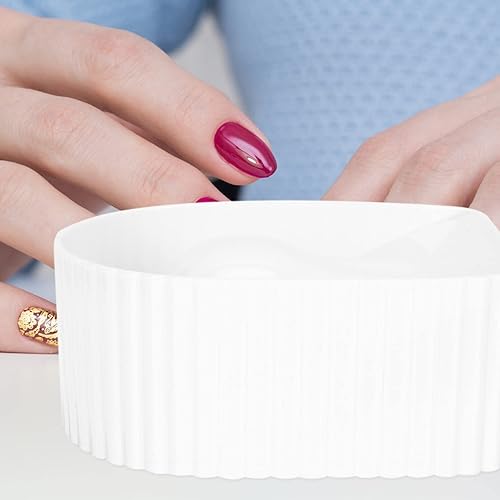 Miniatura 7 de FOMIYES Cuenco de manicura para remojar a mano, herramienta de limpieza de uñas, herramienta para quitar el arte de uñas, cuenco para remojar las