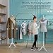 Bonnlo Female Dress Form Pinnable Mannequin Body Torso with Wooden Tripod Base Stand (White, 2-4)