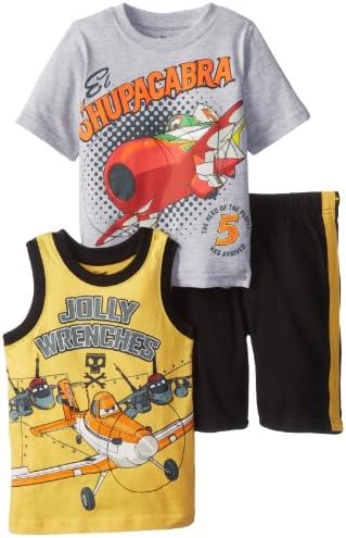 Disney Boys' 3 Pieces Planes Short Set