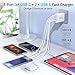 USB C Charger Block, 2-Pack 60W 5 Ports USBC Wall Charger Plug Fast Charging, QC Multiport PD Adapter Chargers,Type C Box Brick Cube Compatible with iPhone 17 16 15 14 13 12 Pro Max, Samsung