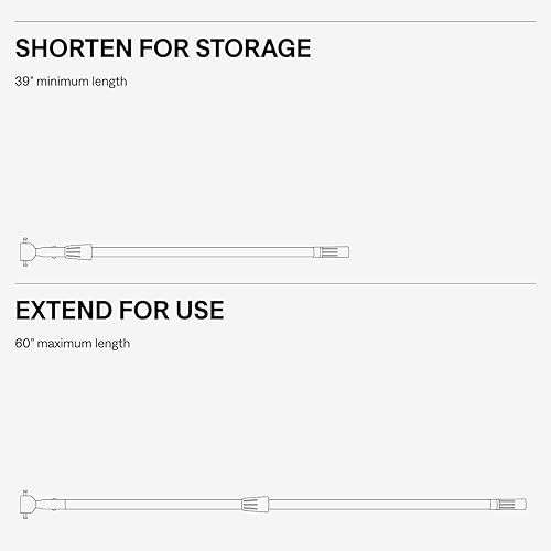 Miniatura 14 de Trapeador de polvo comercial azul de 24 pulgadas y barredora de piso con mango extensible, mopa para limpieza de suelos de madera, azulejos