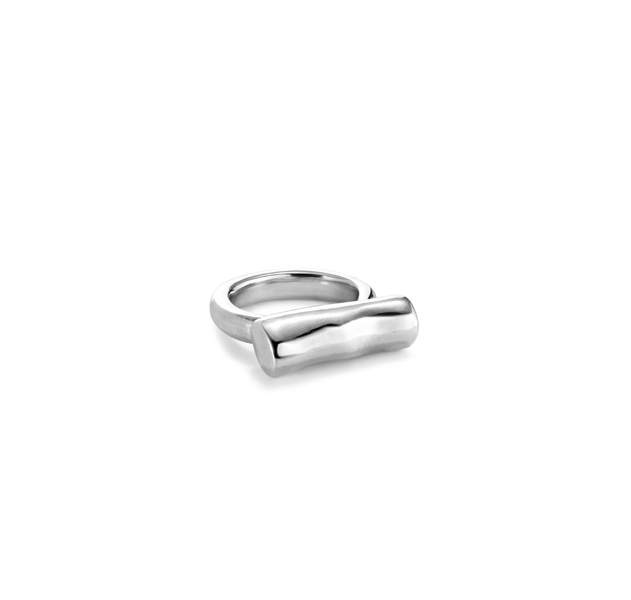 UNO de 50 - Anillo Colección Ser Natural para Mujer, Plata 925, Color Plata, Talla 18, Fabricado en España