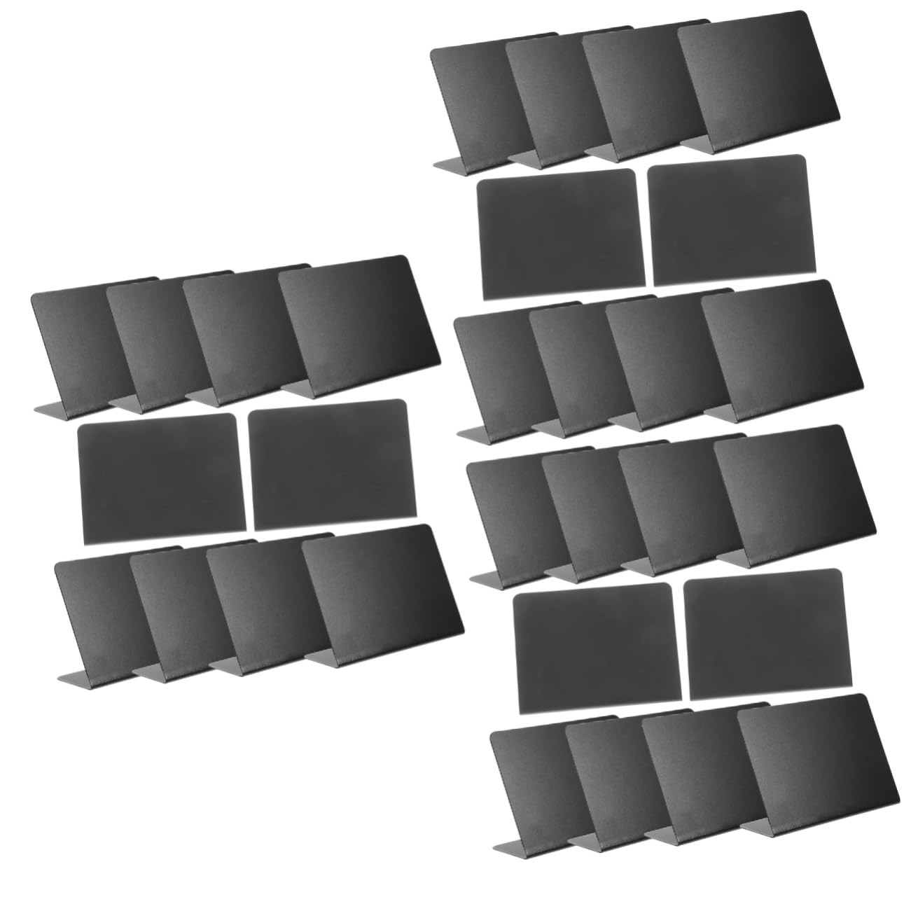SHINEOFI 30stücke Mini Kreidetafeln Wiederverwendbare Acryl Nachrichtenschilder Für Hochzeiten Partys Buffets Tischkarten Und Menüs Förmiger Standfuß Stabil Und Einfach Zu Beschriften