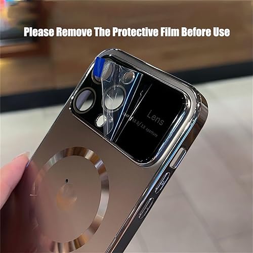Couverture antichoc iPhone 13 Pro Max grise avec dos nano mate rigide