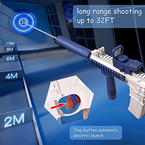Pistola De áGua AutomáTica, Totalmente Automatizado Arma De Agua A Arma De áGua Mais Forte, Brinqued