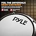 Pyle Electronic Drum Set with 4 Quiet Mesh Pads, 180 Sound Styles, 3 Cymbals, 2 Pedals, Throne, Headphones, Sticks, AUX, USB MIDI, Electric Drum Kit for Beginners Students Professionals