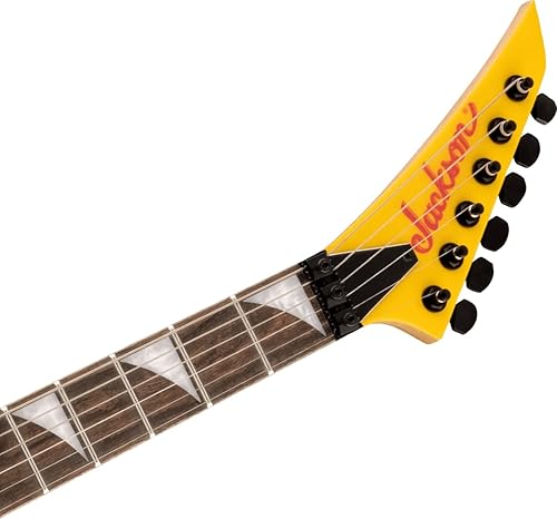 Miniatura 6 de Jackson X Series Dinky DK3XR HSS Guitarra Eléctrica - Amarillo Precaución