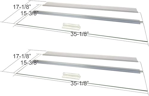 Vista 24 de Cubierta para acuario, para acuarios con y sin soporte central, para acuarios de 10 a 360 galones, selecciona cuidadosamente el tamaño que coincida