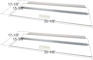 Glass Canopy for Aquariums with and Without Center Braces, 10 Gallon to 200 Gallon Aquariums (Tank with Center Brace, 72" L x 18W)