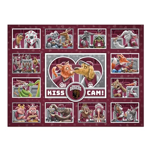 Image of YouTheFan NCAA Montana Grizzlies inchKiss Cam inch 500 Puzzle