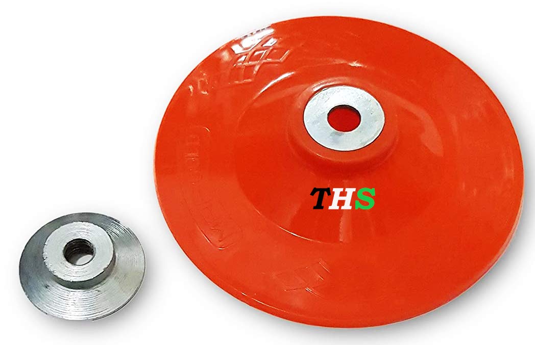 THS Plastic Backing Pad With Grinder Nut for Sander Polisher Angle Grinders M10, 4 Inch 100mm (B08YRZK2SK) Amazon Price History, Amazon Price Tracker